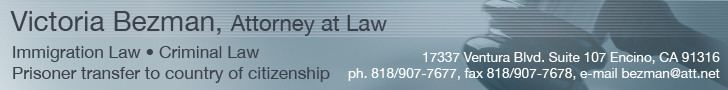 Attorney at law for immigration and criminal cases of detained and non-detained clients.
